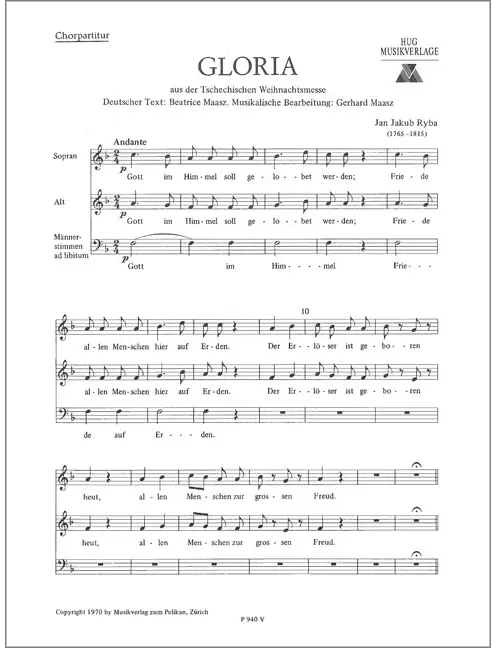Gloria - Tschechische Weihnachtsmesse